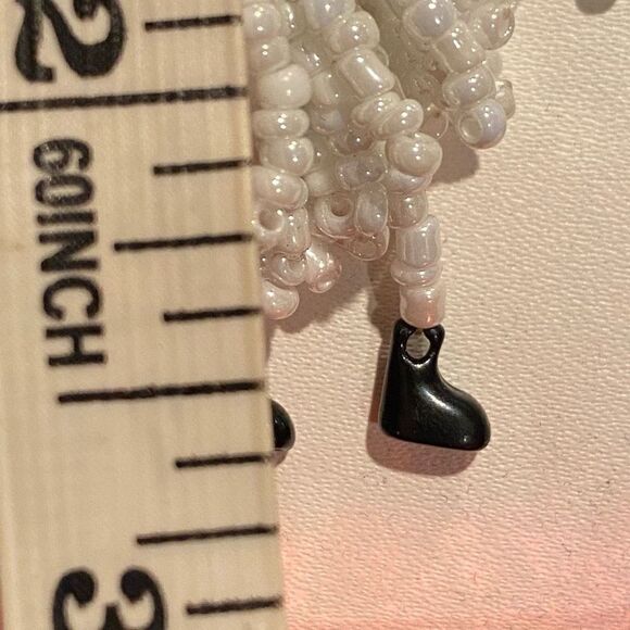 NEW C&C California Snowmen Earrings Beaded with Boots! - Picture 7 of 9